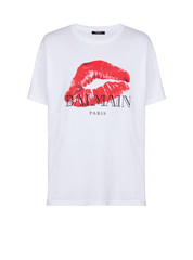 Relaxed T-Shirt With Kiss Print