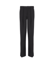 Pleated Grain De Poudre Trousers