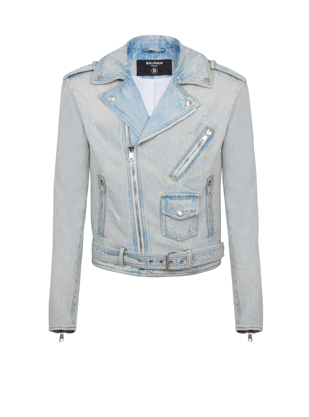 Denim Biker Jacket