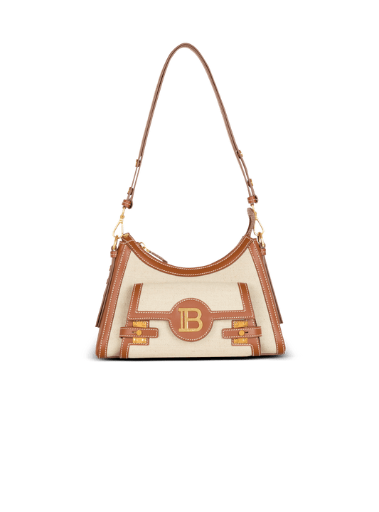 B-Buzz Hobo Bag In Leather And Canvas