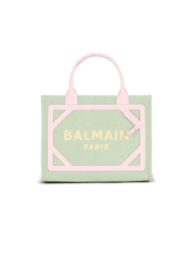 B-Army Small Canvas And Leather Tote Bag