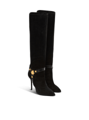 Slouchy Suede Heeled Eva boots