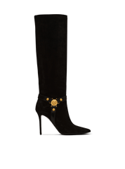 Slouchy Suede Heeled Eva boots