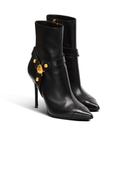 Heeled Calfskin Eva Ankle Boots