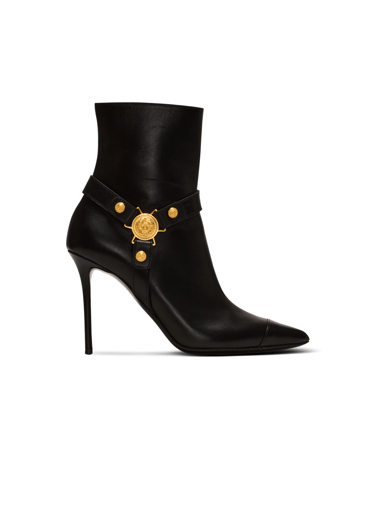 Heeled Calfskin Eva Ankle Boots