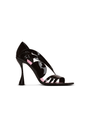 Heeled Eden Sandals In Patent Leather