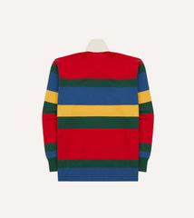 Multi Stripe Cotton Rugby Shirt