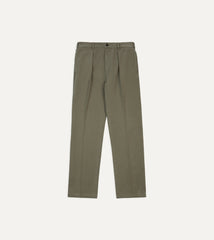 Khaki Heavy Cotton Twill Games Trousers