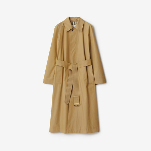 Long Gabardine Car Coat