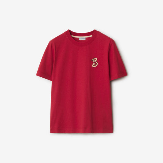 B Snake Cotton T-shirt