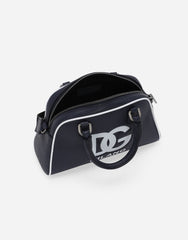 Tumbled Calfskin Bowling Bag With DG Logo