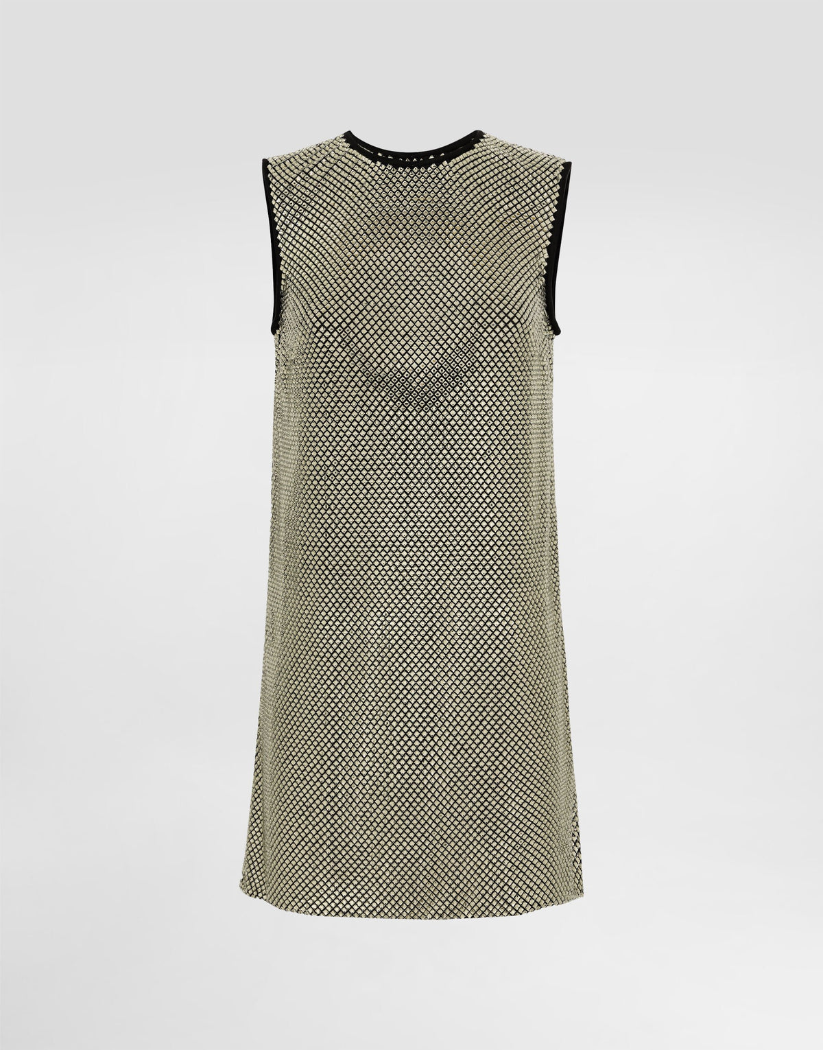 Short Crystal Mesh Dress