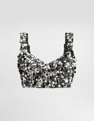 Sequined Bralette Top