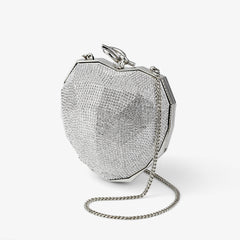 Faceted Heart Clutch