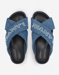 Lanvin Tinkle Sandals In Denim