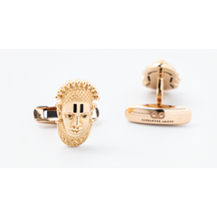 Amosu Idia 18ct Gold Cufflinks