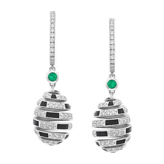 Fabergé x Beetlejuice Beetlejuice Spiral Earrings