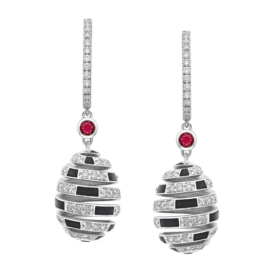 Fabergé x Beetlejuice Beetlejuice Spiral Earrings