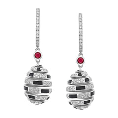 Fabergé x Beetlejuice Beetlejuice Spiral Earrings