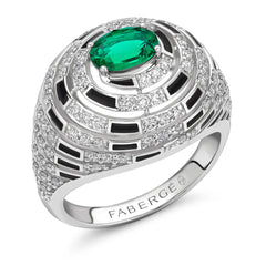 Fabergé x Beetlejuice Beetlejuice Spiral Bombe Ring