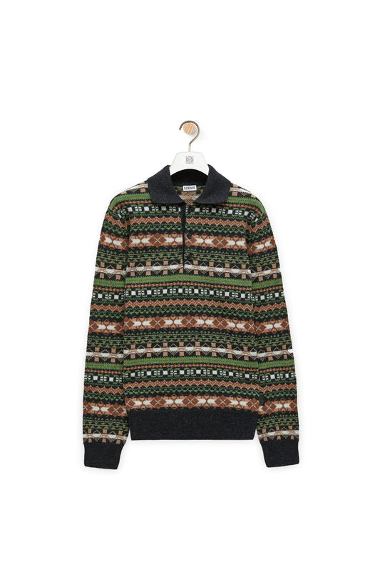 Polo Sweater In Wool