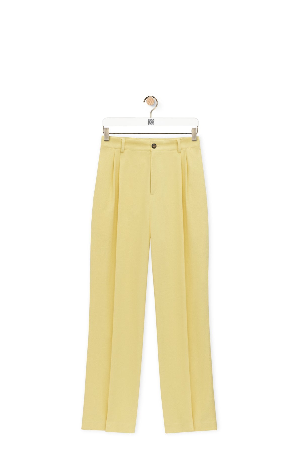 Pleated Trousers In Cotton