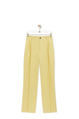 Pleated Trousers In Cotton