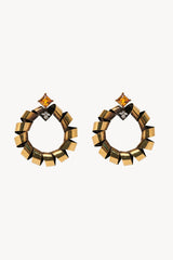 Emma Earrings In Brass