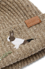 Bunny Beanie In Wool