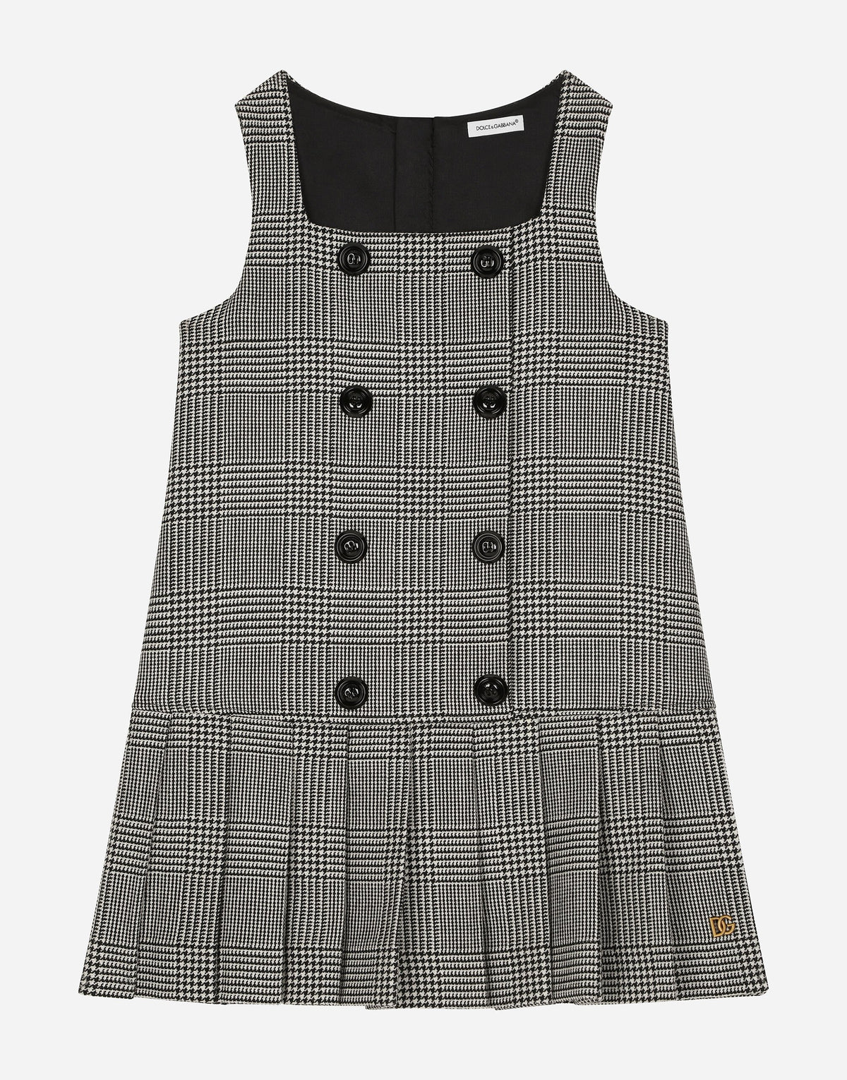 Wool Glen Plaid Dress