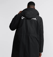 Christian Dior Tag Hooded Parka