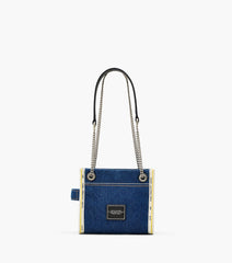 The Denim Chain Crossbody Tote Bag