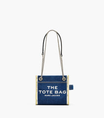 The Denim Chain Crossbody Tote Bag