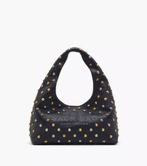 The Glam Studs Leather Sack Bag