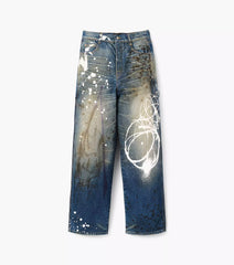 Futura x Marc Jacobs Painted Oversized Jean