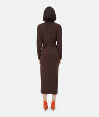 Crepe Viscose Jersey Dress