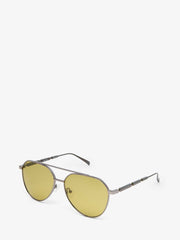 Metal Plaque Pilot Sunglasses