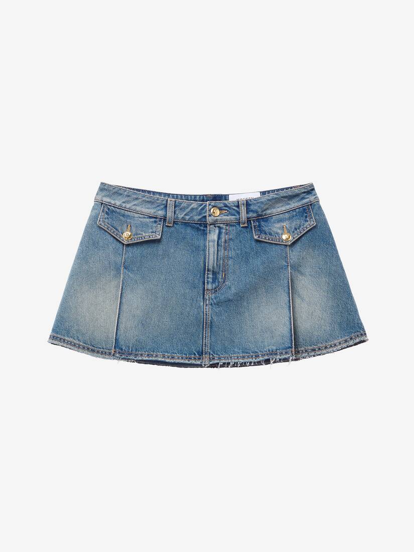 Women's Skirts Denim In Stone Washed