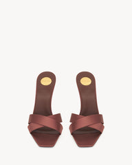 Opyum Mules In Satin Crepe