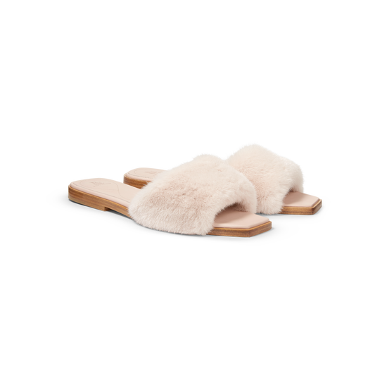 Nude Mink Slides