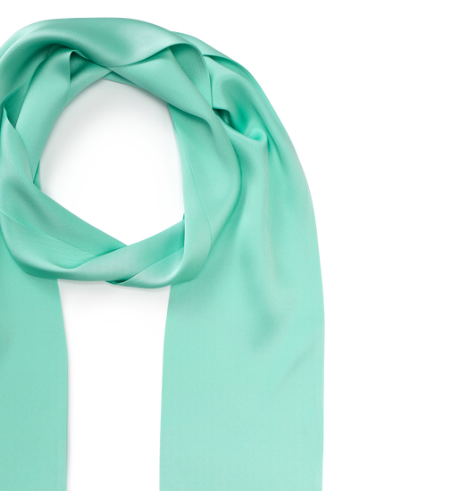 Oceana Double Satin Long Thin Fringe Scarf