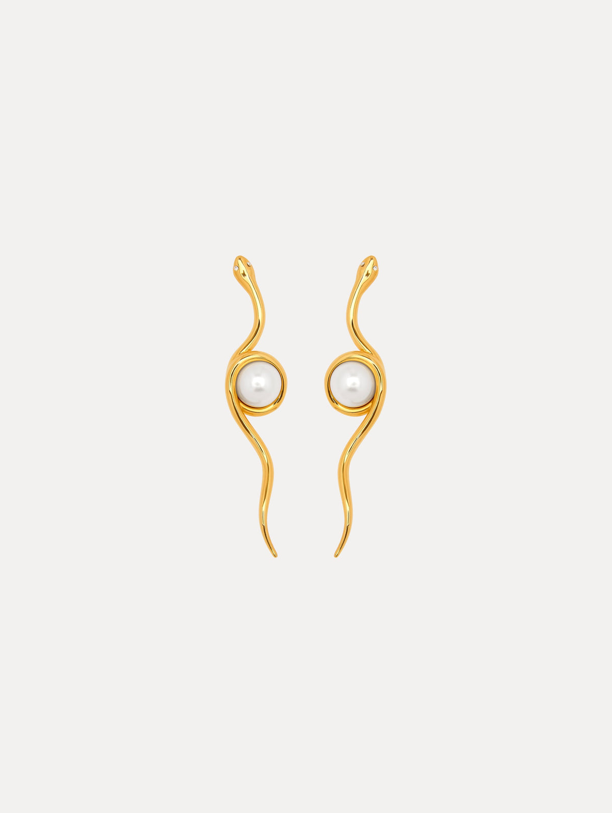 Spiral Snake Earrings