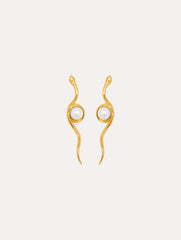 Spiral Snake Earrings