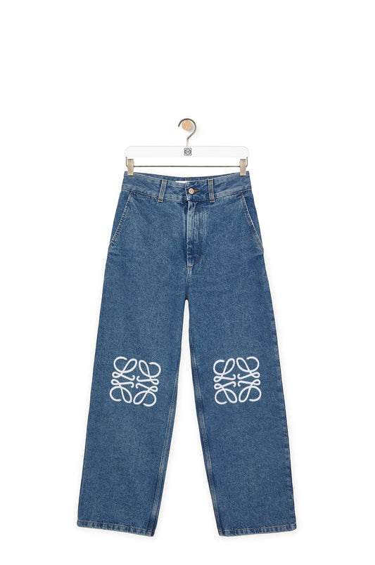 Anagram Baggy Jeans In Denim