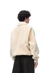 Zip-Up Jacket In Shearling