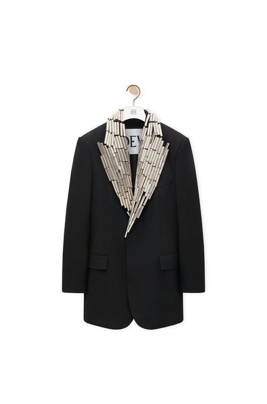 Embroidered Jacket In Wool