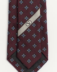 Valentie Micro-Check Silk Tie