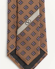 Valentie Micro-Check Silk Tie