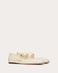 Vlogo Locker Mary-Jane Ballerina In Calfskin