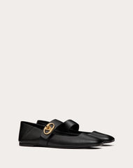 Vlogo Locker Mary-Jane Ballerina In Calfskin